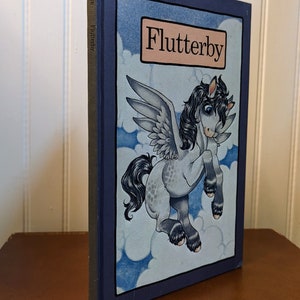 Flutterby by Stephen Cosgrove, illustrated by Robin James 1976 Vintage Children's Book Serendipity Book Unicorn Anthropomorphic image 7