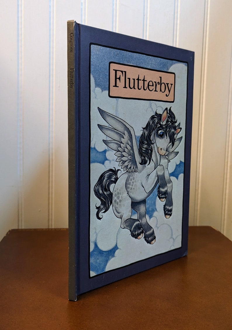 Flutterby by Stephen Cosgrove, illustrated by Robin James 1976 Vintage Children's Book Serendipity Book Unicorn Anthropomorphic image 7
