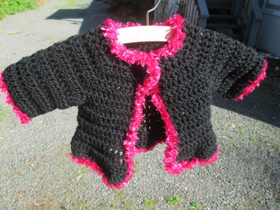 baby girl black sweater