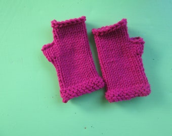 Children's Fingerless Gloves Knitted by SuzannesStiches, Boy's Fingerless Gloves, Girl's Fingerless Gloves, Kid's Gloves, Kid's Winter Glove