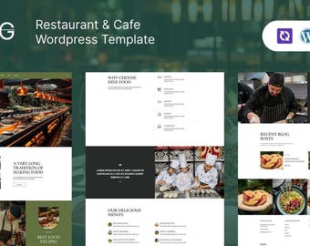 Dining - Restaurant Or Cafe Elementor WordPress Theme