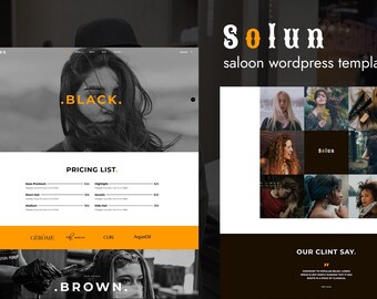 Solun - Premium Saloon WordPress Template