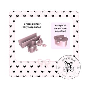 Cakesicle Cake Pop Plunger Set STL Digital Download image 2