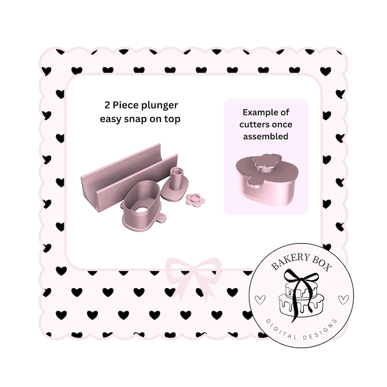 Cakesicle Cake Pop Plunger Set STL Digital Download image 2