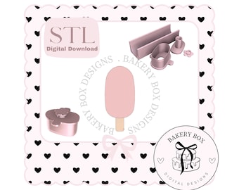 Cakesicle Cake Pop Stößel Set STL Digital Download