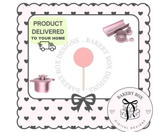 Juego de moldes circulares para cake pops