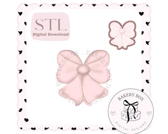 Cortadores de galletas Gwendolyn Bow STL Descarga digital