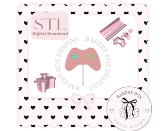 Controlador de juego Cake Pop Plunger Set STL Descarga digital