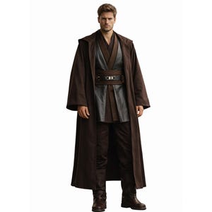 Fantasia de Anakin Skywalker – Traje Jedi Masculino para Cosplay – Inspirado no Filme Star Wars