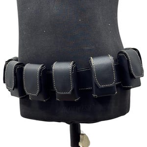 Mandalorian Patronengürtel | Star Wars Din Djarin Cosplay Leder Beutel Gürtel Kostüm Accessoire