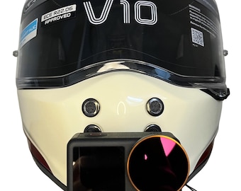 HJC V 10 - GoPro Chin Mount Action Cam Halterung zur Befestigung am Kinn mit M3 VHB Klebepad.