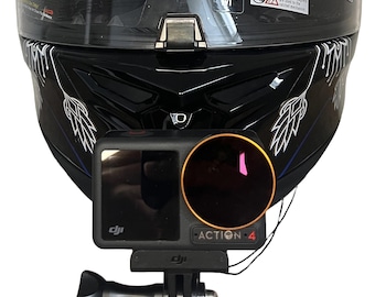 Scorpion Exo Air 520 -  GoPro Chin Mount Action Cam Halterung zur Befestigung am Kinn mit M3 VHB Klebepad.