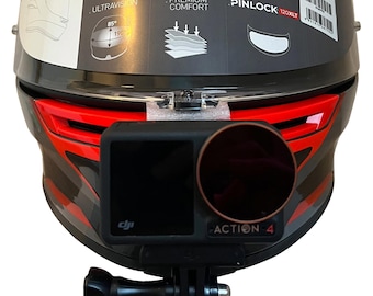 AGV - K6 K6S - GoPro Chin Mount Action Cam Halterung zur Befestigung am Kinn mit M3 VHB Klebepad.