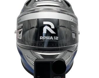 HJC RPHA 12 - GoPro Chin Mount Action Cam Halterung zur Befestigung am Kinn mit M3 VHB Klebepad.