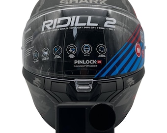 Shark Ridill 2 - GoPro Chin Mount Action Cam Halterung zur Befestigung am Kinn mit M3 VHB Klebepad.
