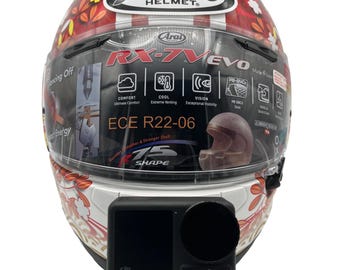 ARAI RX-7V - GoPro Chin Mount Action Cam Halterung zur Befestigung am Kinn mit M3 VHB Klebepad
