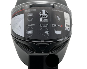 AGV K3/K3 2.6 - GoPro kinbevestiging voor actiecamera's, te bevestigen aan de kin met een M3 VHB-plakstrip.