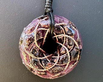 Rodin Coil Orgonite Pendant, B29