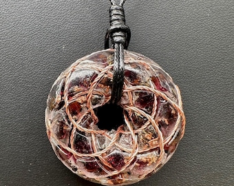 Rodin Coil Orgonite Pendant, B16