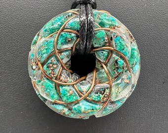 Rodin Coil Orgonite Pendant, B21
