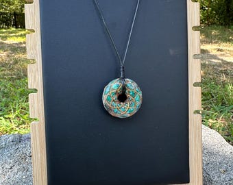 Rodin Coil Orgonite Pendant, B9