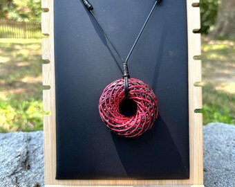 Rodin Coil Orgonite Pendant, large, B8