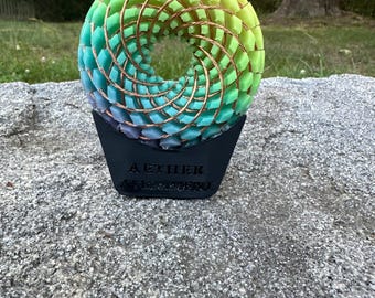 Rodin spoelfrequentiegenerator, superlichtgevend, met set en koffer, 4 inch