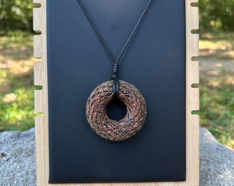 Rodin Coil Orgonite Pendant, large, B28