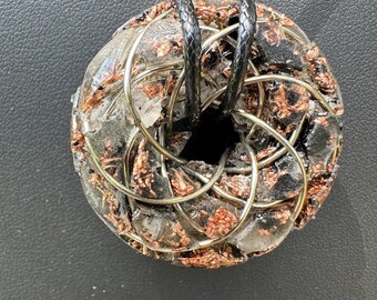 Rodin Coil Orgonite Pendant, B3