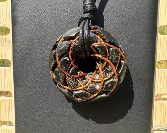 Rodin-hanger orgonite spiraal