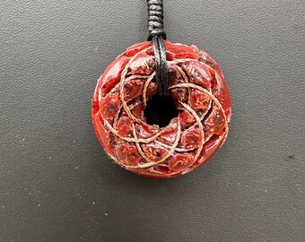 Rodin Coil Orgonite Pendant, B22