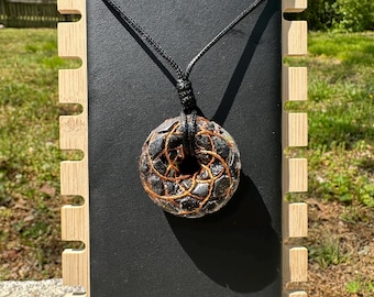 Rodin-hanger orgonite spiraal