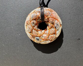 Rodin Coil Orgonite Pendant, B23