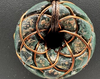 Rodin Coil Orgonite Pendant, B4
