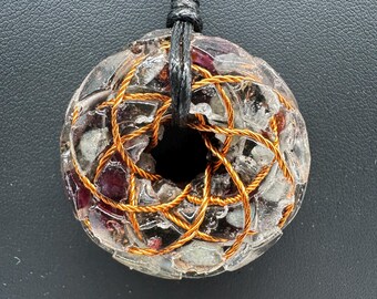Rodin Coil Orgonite Pendant, B30