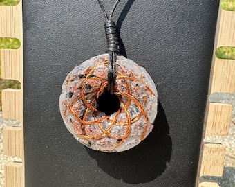 Rodin-hanger orgonite spiraal