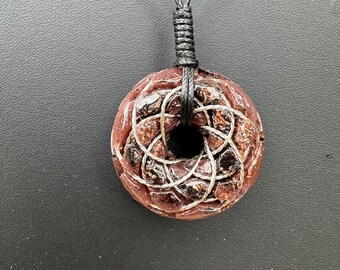 Rodin Coil Orgonite Pendant, B34