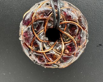 Rodin Coil Orgonite Pendant, B33