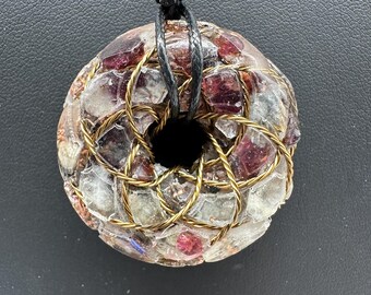 Rodin Coil Orgonite Pendant, B15
