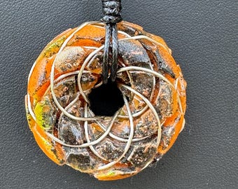 Rodin Coil Orgonite Pendant, B6