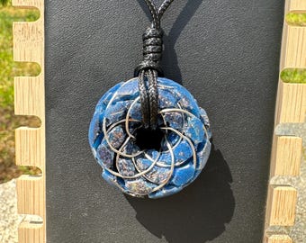 Rodin-hanger orgonite spiraal