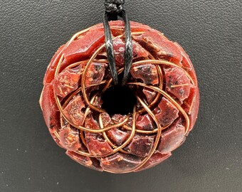 Rodin Coil Orgonite Pendant, B11