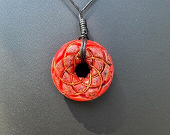 Rodin Coil Orgonite Pendant, B26