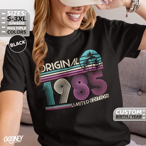 40th birthday, 40th birthday t-shirt, 40 years, 40 years old shirt, retro, vintage, birthday gift, 1985, born in 1985, 1985 shirt