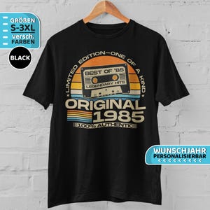 Original 1985 year born Vintage Retro Gift 40th Birthday Shirt 40 years gift idea