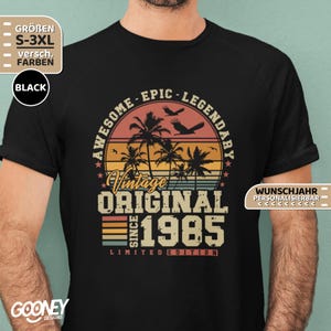 1985 - 1985 Shirt Birthday - 1985 Shirt - 40th Birthday - 40th Birthday Shirt - 40 Years Birthday - 40 Years Gift