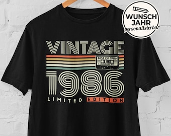 40th Birthday T-Shirt - Gift for Men and Women - 40 Years Shirt - Funny Retro Vintage Unisex 40th Birthday Shirt