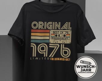 50th Birthday Shirt 1976 – 50th Birthday Gift for Women and Men – Vintage 1976 T-Shirt – Retro Birthday Gift