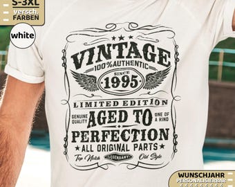 1995 - 1995 Vintage - 1995 Birthday Shirt - 30th Birthday - 30th Birthday Shirt - 30th Birthday Gift - 30 Years Birthday Present