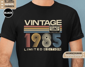 40th Birthday Retro T-Shirt - 40th Birthday - 40th Birthday Shirt - 40th Birthday Gift - 40 Years - Personalizable